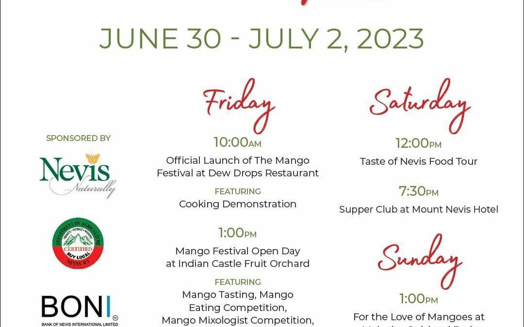 Nevis Mango Festival Cocktail Bar Crawl