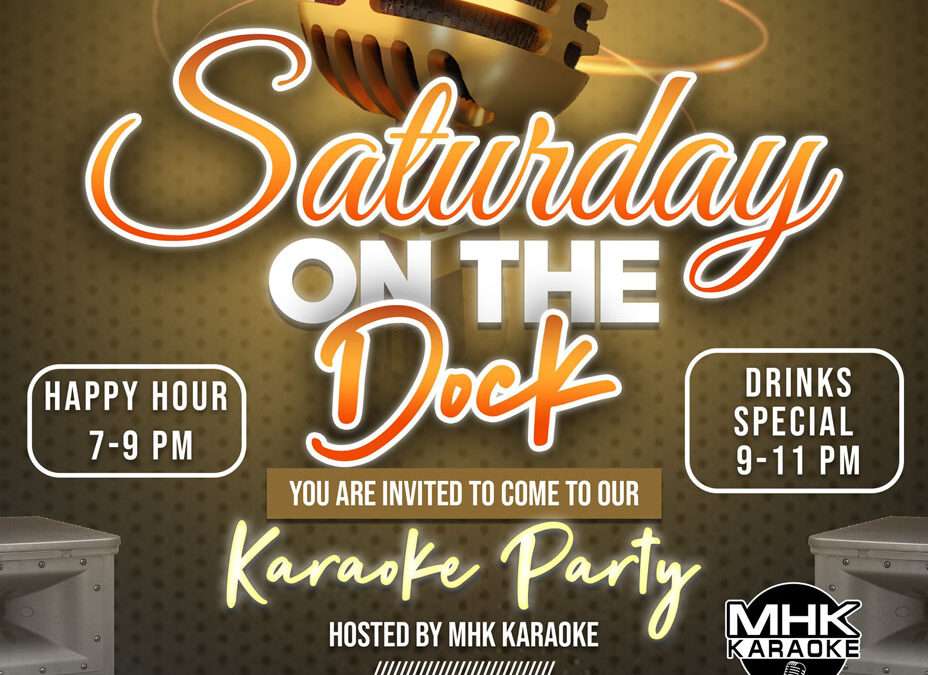 Karaoke Party  – Saturday On The Dock – Grenada Yatch Club