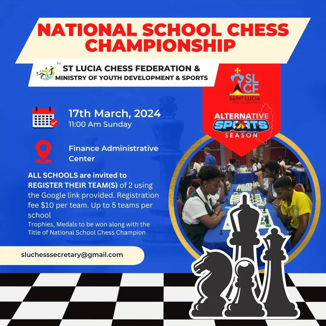 Bonvi Events National School Chess Championship St. Lucia