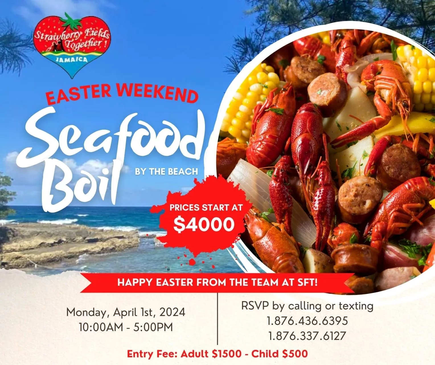 Easter Weekend Seafood Boil