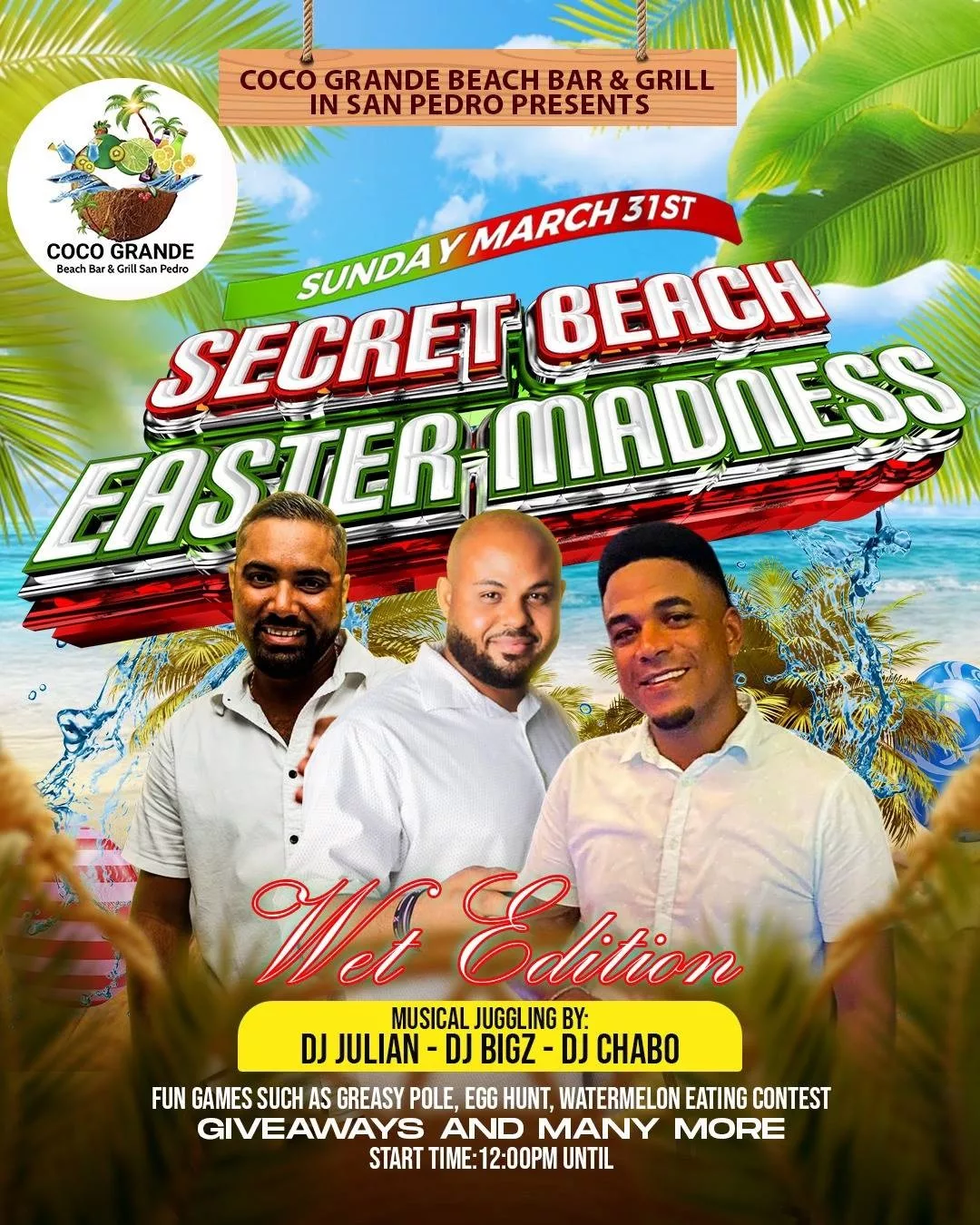 Secret Beach Easter Madness Wet Edition