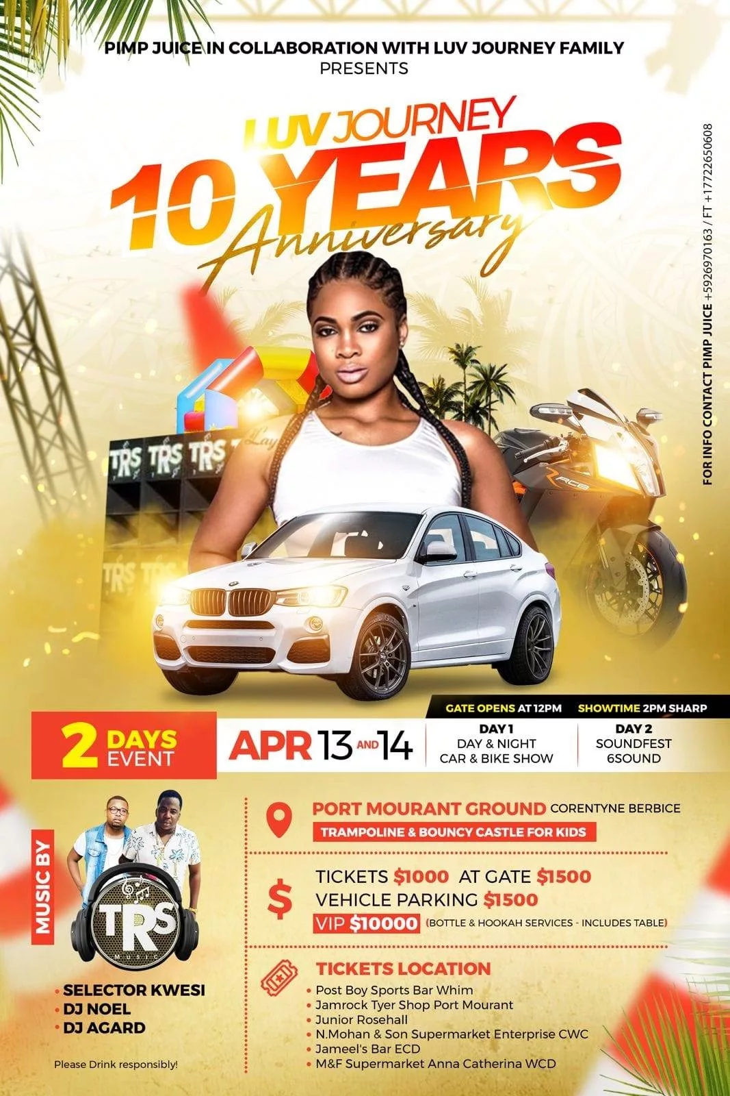 Car & Bike Show, Sound Fest - Guyana