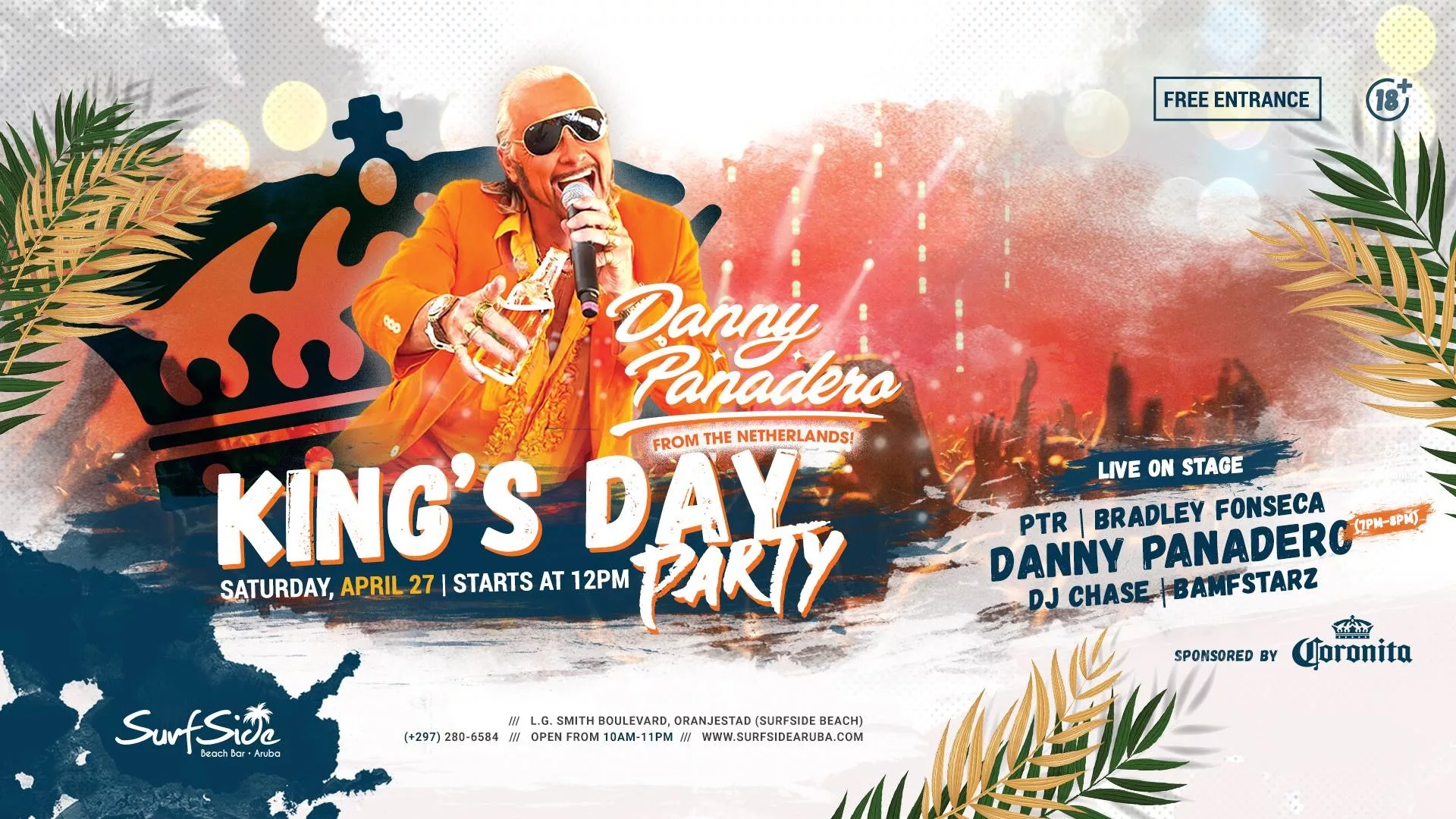 King's Day Beach Party - Danny Panadero - Aruba