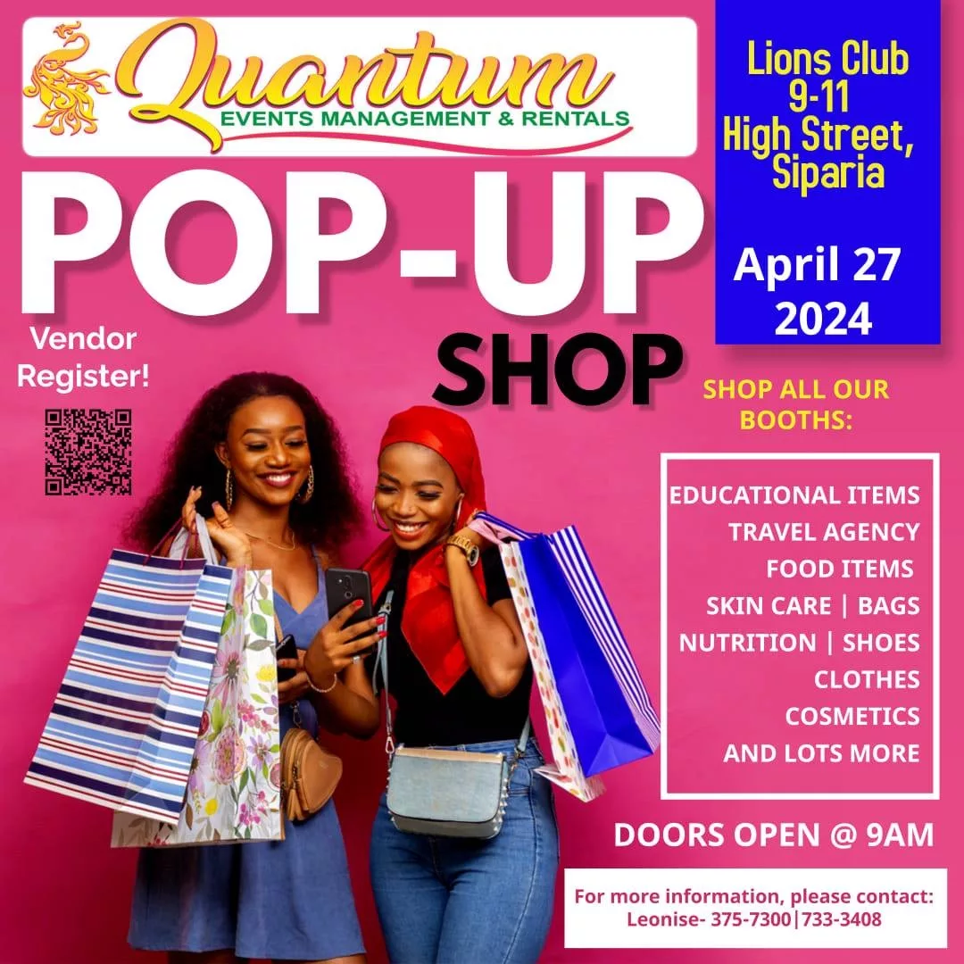 Pop up shop - trinidad