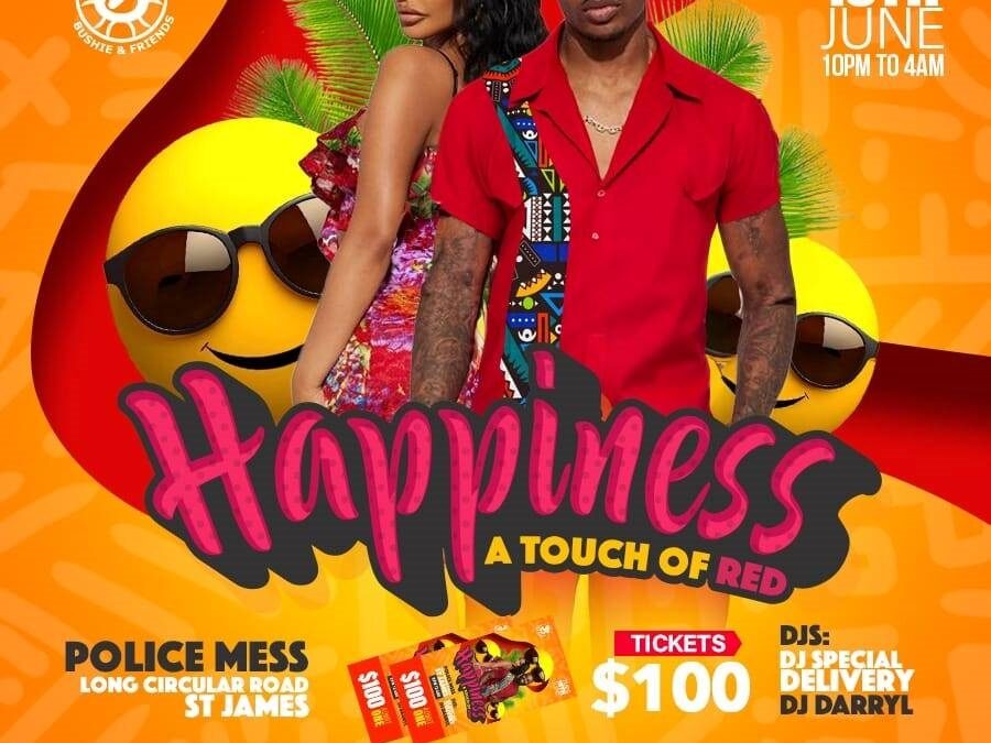 Happiness – Touch Of Red – Party – Trinidad